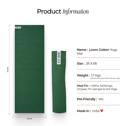 Loom Cotton Yoga Mat